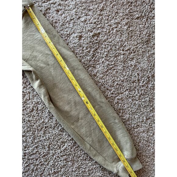 Carhartt Loose Fit L Tall Sage Green Hoodie Sweatshirt Sleeve Hit Logo - Picture 8 of 8